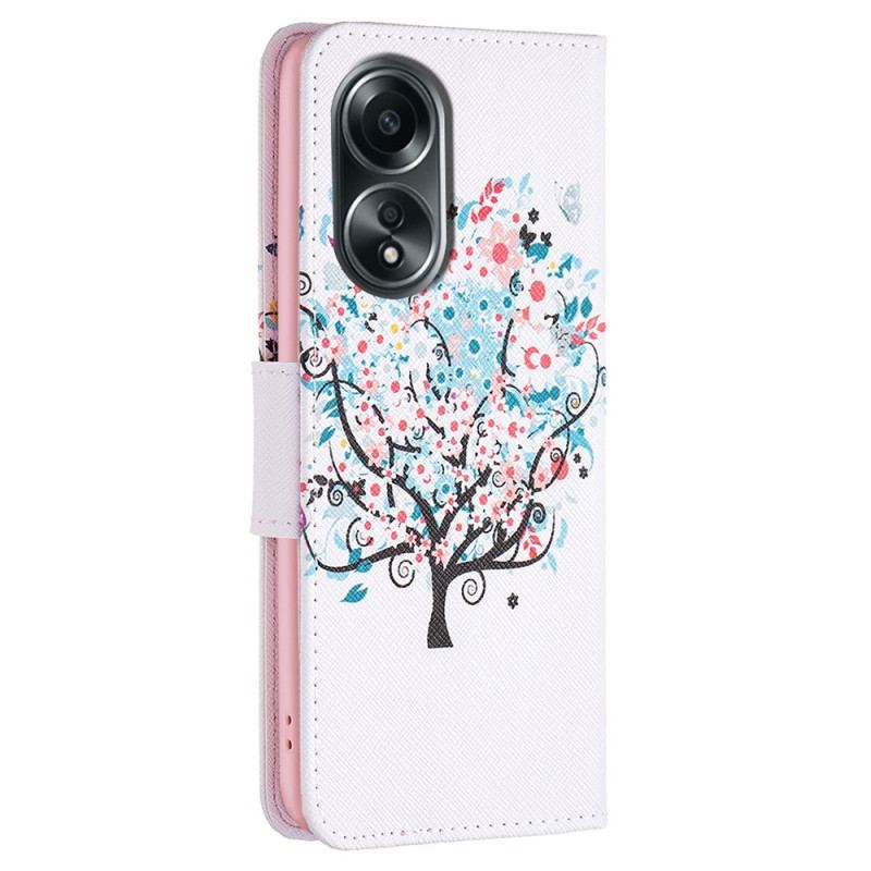 Etui Folio Oppo A98 5g Kwitnące Drzewo