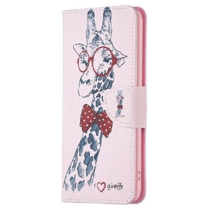 Etui Folio Oppo A98 5g Żyrafa Intello