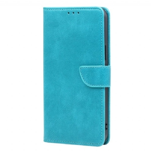 Etui Folio Oppo A98 5g Tekstura Łydki Etui Ochronne