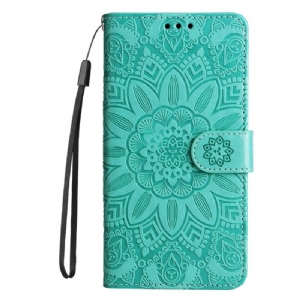 Etui Folio Oppo A98 5g Wzór Słonecznika