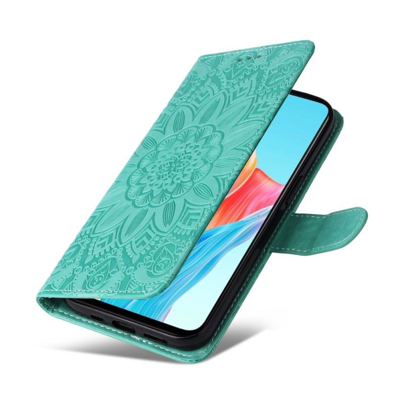 Etui Folio Oppo A98 5g Wzór Słonecznika