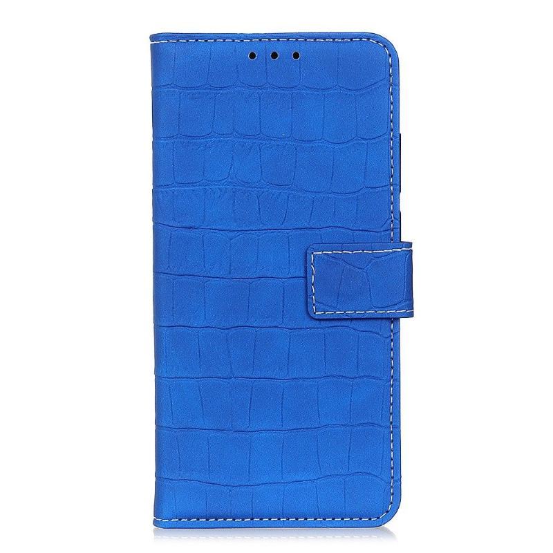 Etui Folio do Oppo A9 2020 Croc Efekt Imitacji Skóry