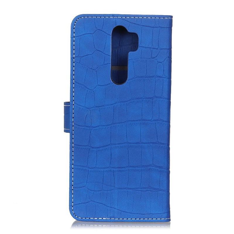 Etui Folio do Oppo A9 2020 Croc Efekt Imitacji Skóry