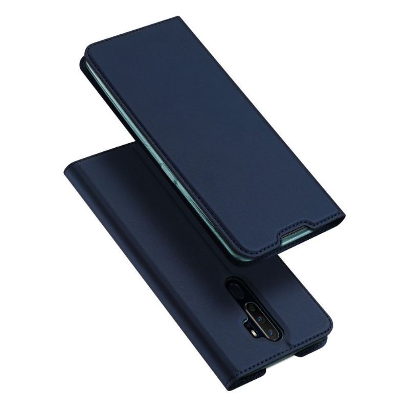 Etui Folio do Oppo A9 2020 Obrzeża Satynowa Powłoka