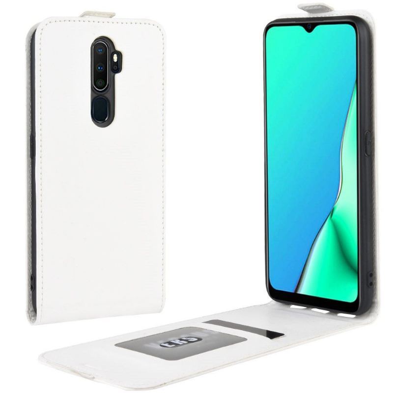 Etui Folio do Oppo A9 2020 Skórzany Futerał Ze Sztucznej Skóry W Pionie