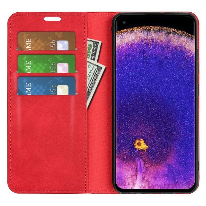 Etui do Oppo Find X5 Pro Anti-fall Faux Skórzany Stojak Funkcyjny