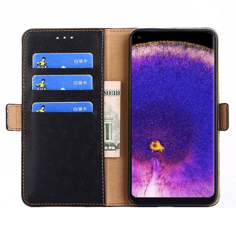 Etui do Oppo Find X5 Pro Classic Etui Folio Ulrich Faux Leather Folio