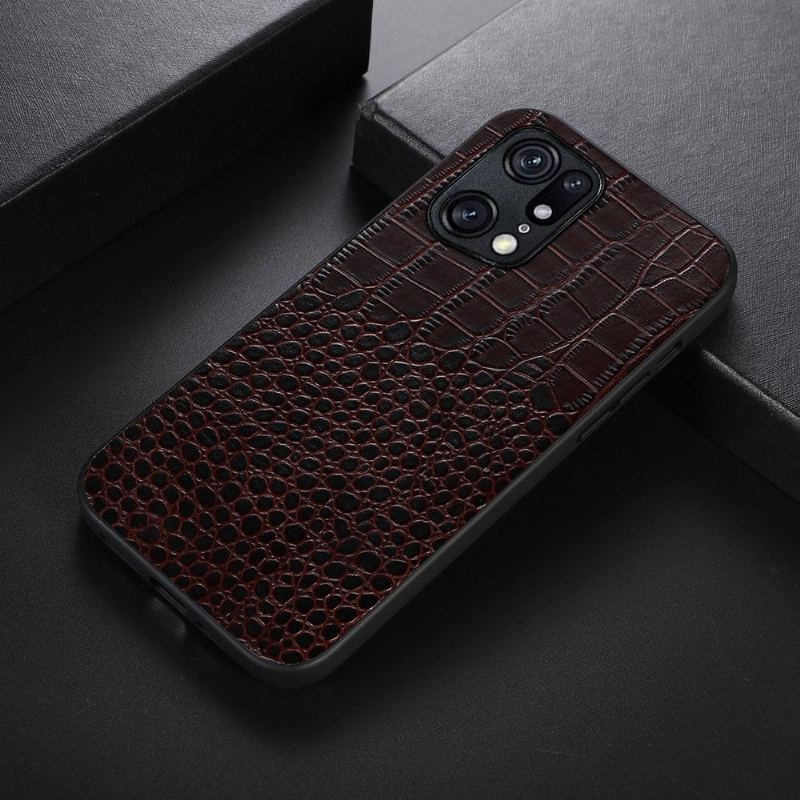 Etui do Oppo Find X5 Pro Colette Croc Effect Skóra