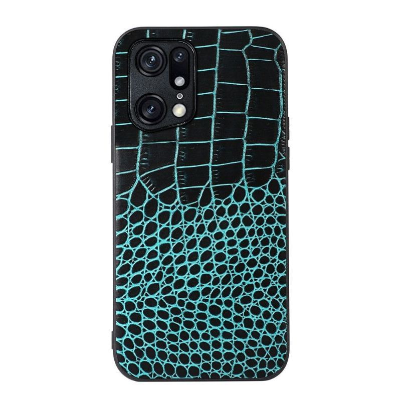 Etui do Oppo Find X5 Pro Colette Croc Effect Skóra