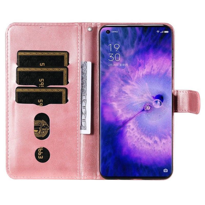 Etui Folio do Oppo Find X5 Pro Obrzeża Portfel Elena Portfel