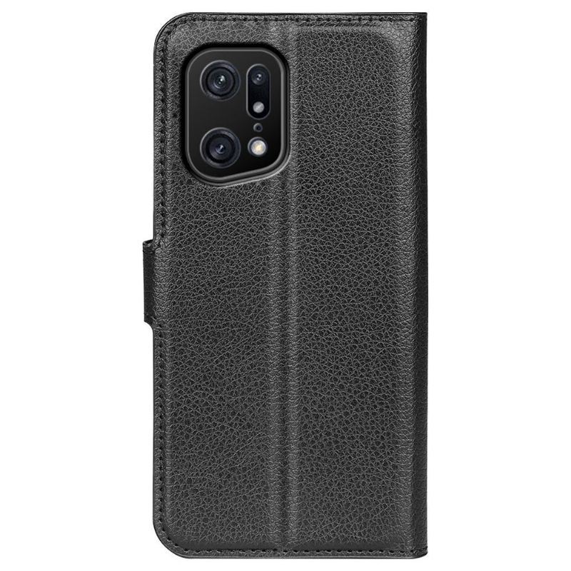 Etui Folio do Oppo Find X5 Pro Portfel Style Skórzane