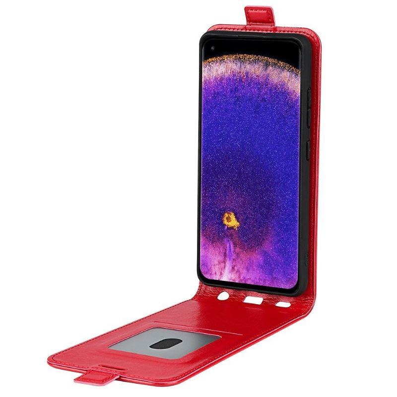 Etui Na Telefon Pokrowce do Oppo Find X5 Pro Biznes Etui Folio Ze Sztucznej Skóry W Pionie