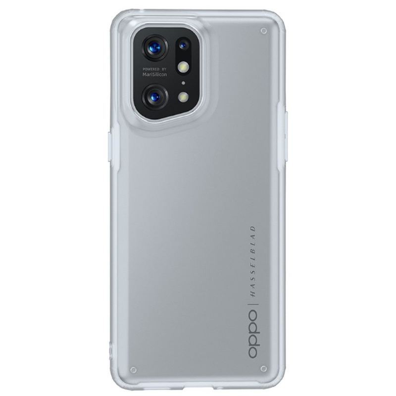 Futerały do Oppo Find X5 Pro Armor Series Semi Clear