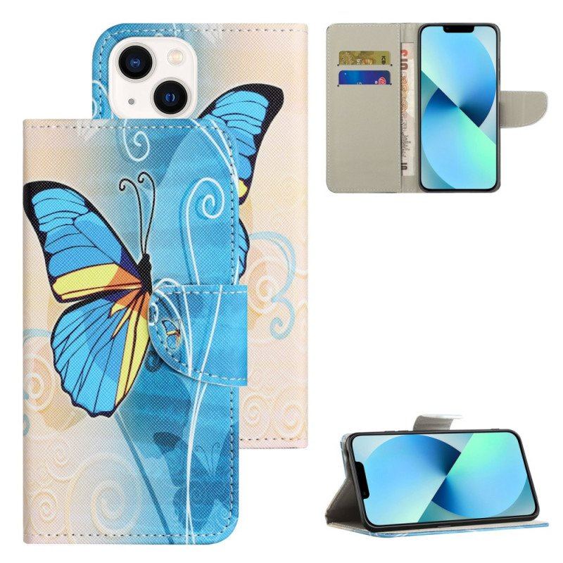 Etui Folio do iPhone 15 Motyle