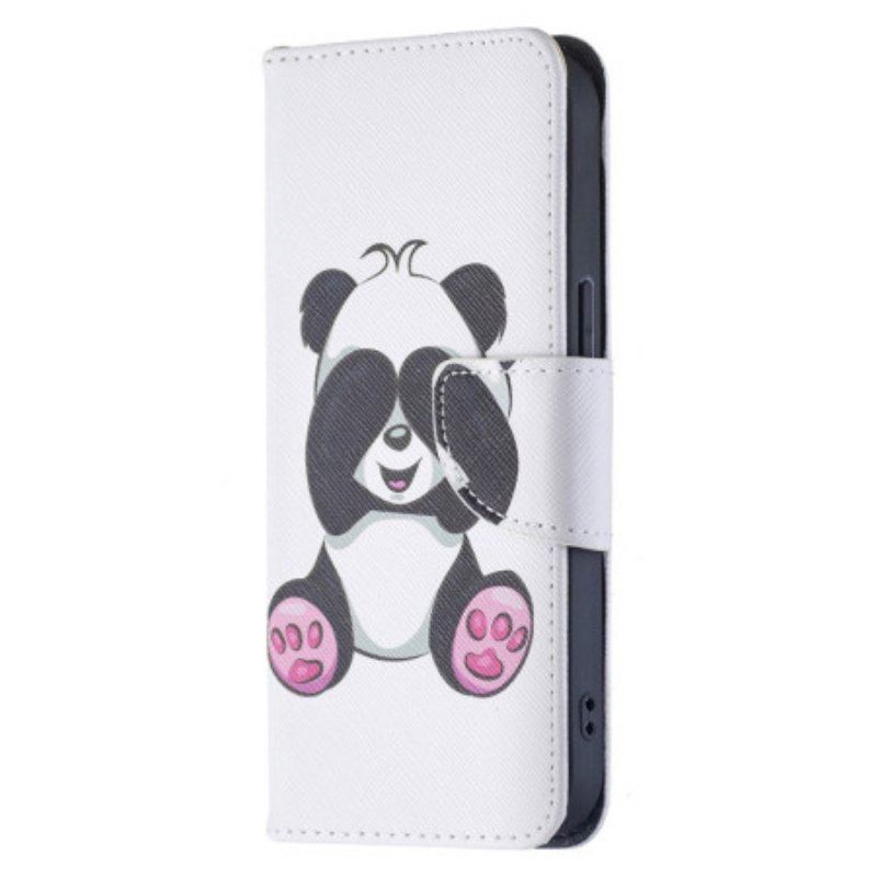 Etui Folio do iPhone 15 Panda