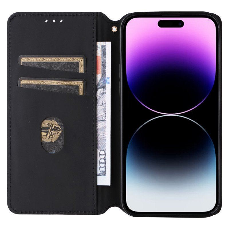 Etui Na Telefon do iPhone 15 Etui Folio Kostki 3d