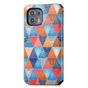 Etui Folio do Motorola Edge 20 Lite Classic Geometryczna Mandala