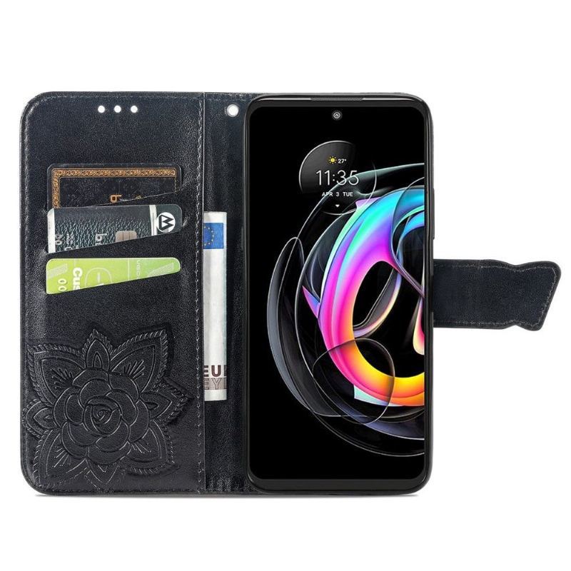 Etui Folio do Motorola Edge 20 Lite Motyl Ulga