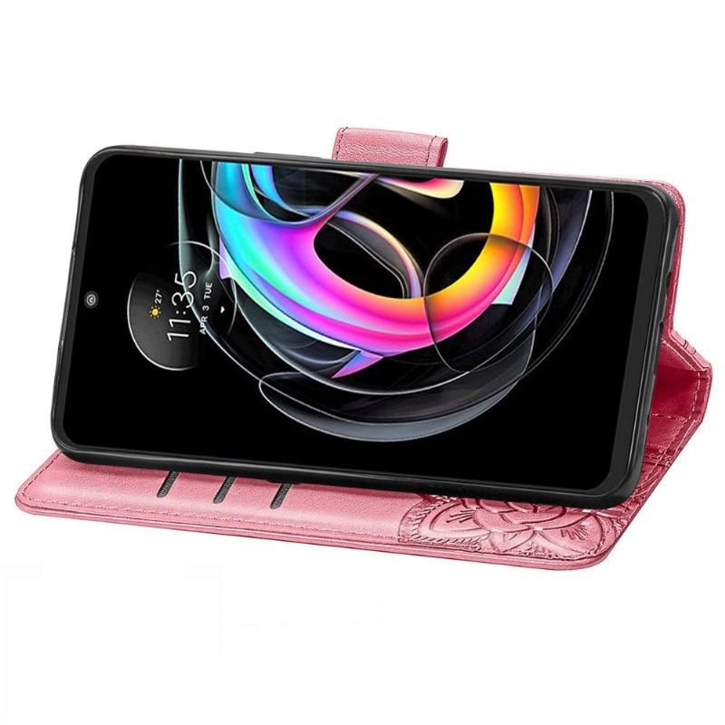 Etui Folio do Motorola Edge 20 Lite Motyl Ulga