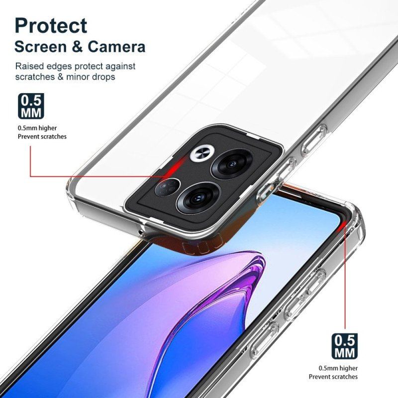 Etui do Oppo Reno 8 Przezroczysta Hybryda