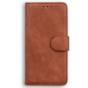 Etui Folio do Oppo Reno 8 Skórzany Efekt Couture