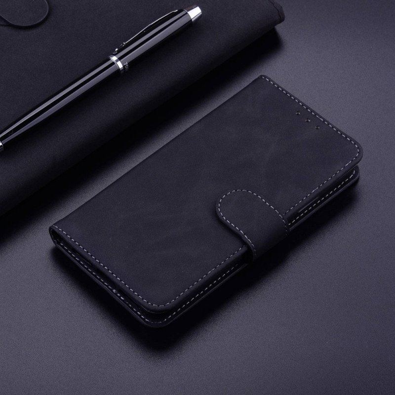 Etui Folio do Oppo Reno 8 Skórzany Efekt Couture