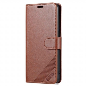 Etui Folio do Oppo Reno 8 Sztuczna Skóra Azns