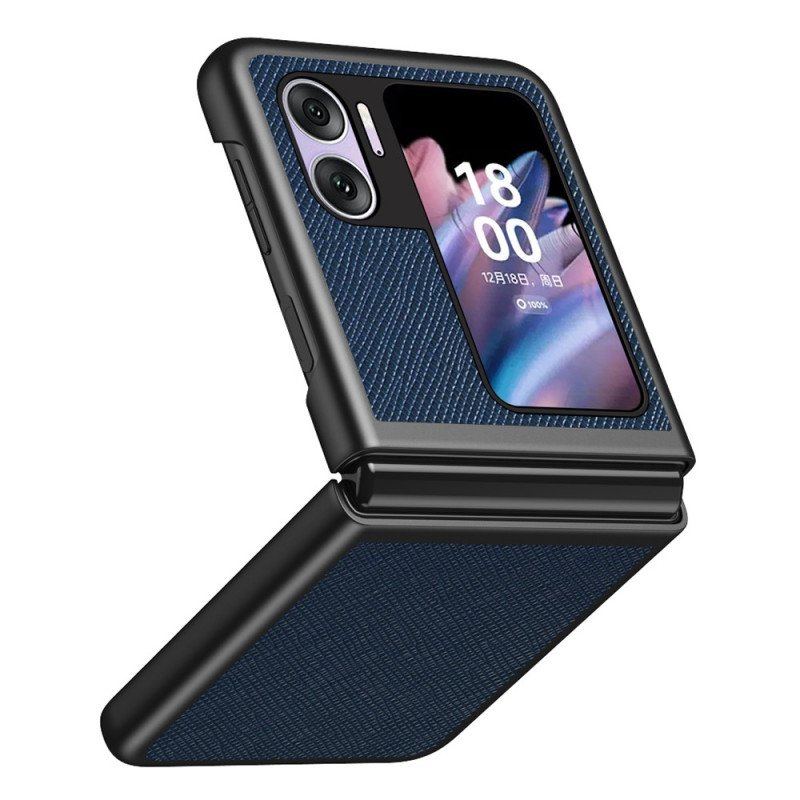 Etui do Oppo Find N2 Flip Etui Folio Teksturowany Skórzany Styl