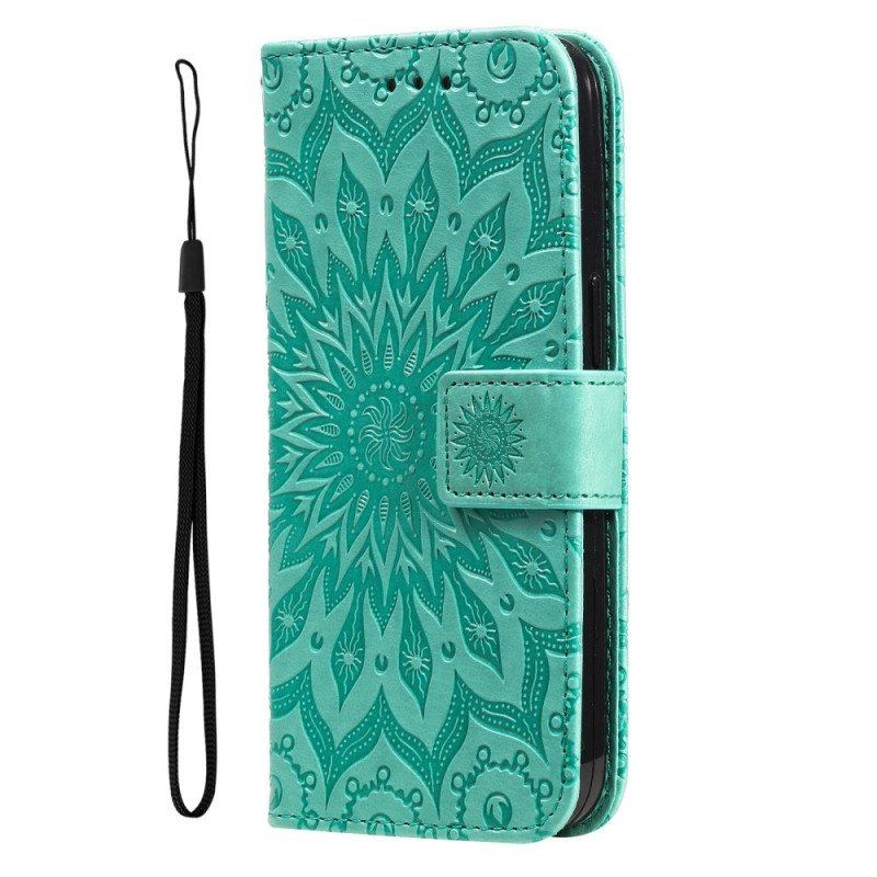 Etui Folio do Xiaomi 12 Lite Mandala Sun Ze Smyczą