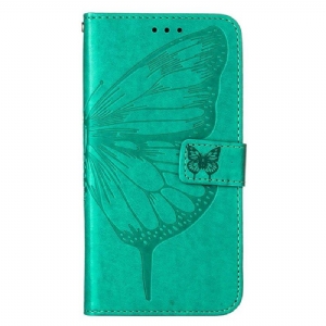 Etui Folio do Xiaomi 12 Lite Projekt Motyla Ze Smyczą