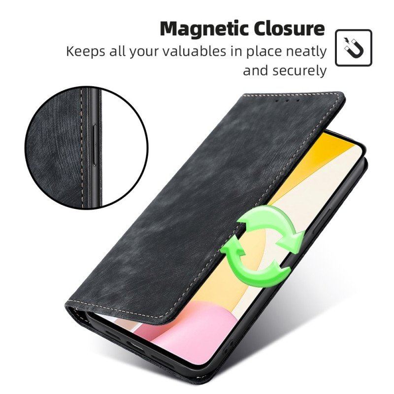 Etui Na Telefon do Xiaomi 12 Lite Etui Folio Skórzany Styl Retro