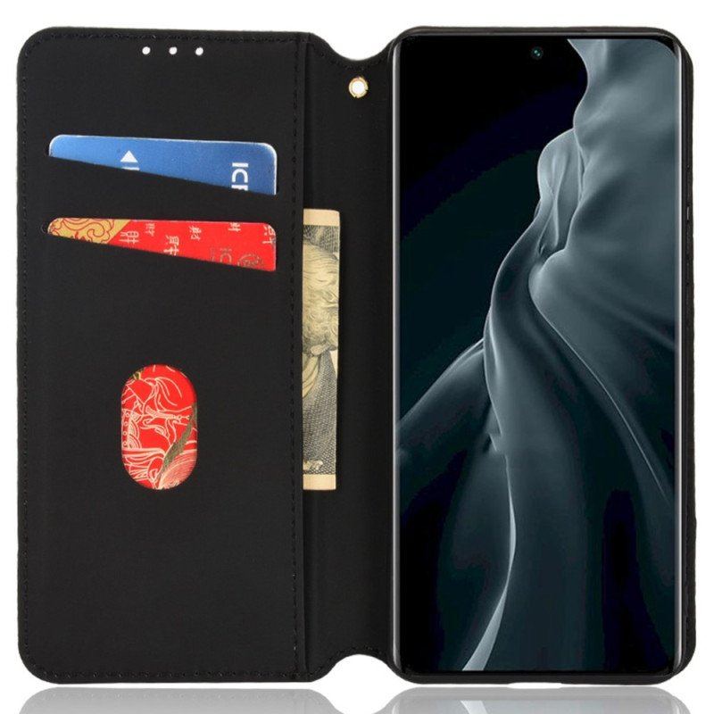 Etui Na Telefon do Xiaomi 12 Lite Etui Folio Tekstura 3d