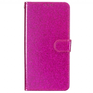 Etui Folio Do iPhone 16 Cekiny Z Paskami