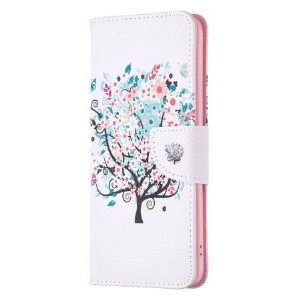 Etui Folio Do iPhone 16 Kwitnące Drzewo