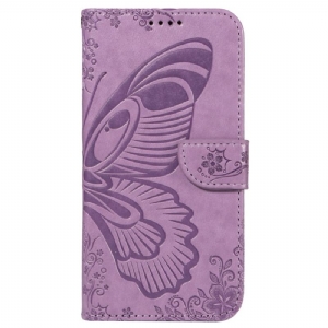 Etui Folio Do iPhone 16 Nadruk Motyla