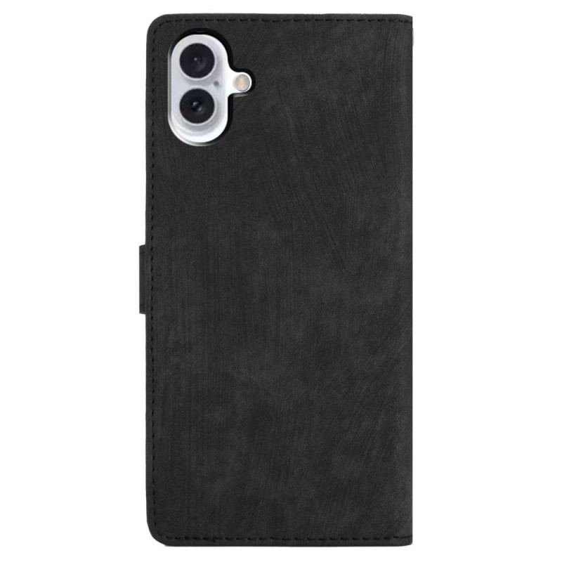 Etui Folio iPhone 16 Efekt Zamszu