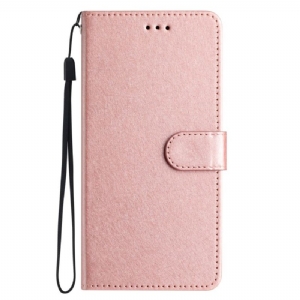 Etui Folio iPhone 16 Jedwabna Tekstura Etui Ochronne