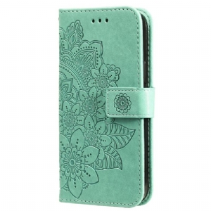 Etui Folio iPhone 16 Nadruk Mandali Z Paskiem