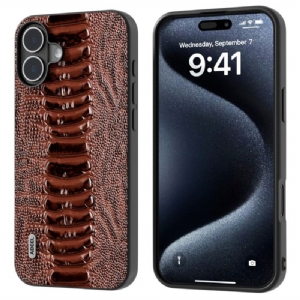 Etui iPhone 16 Styl Krokodyla