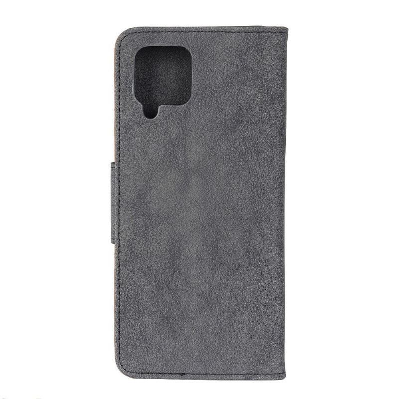 Case do Samsung Galaxy A12 Biznes Edouard Faux Leather Vintage