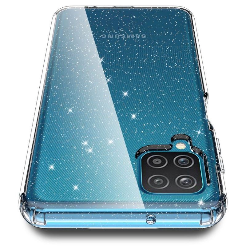 Etui do Samsung Galaxy A12 Anti-fall Brokat Glamour