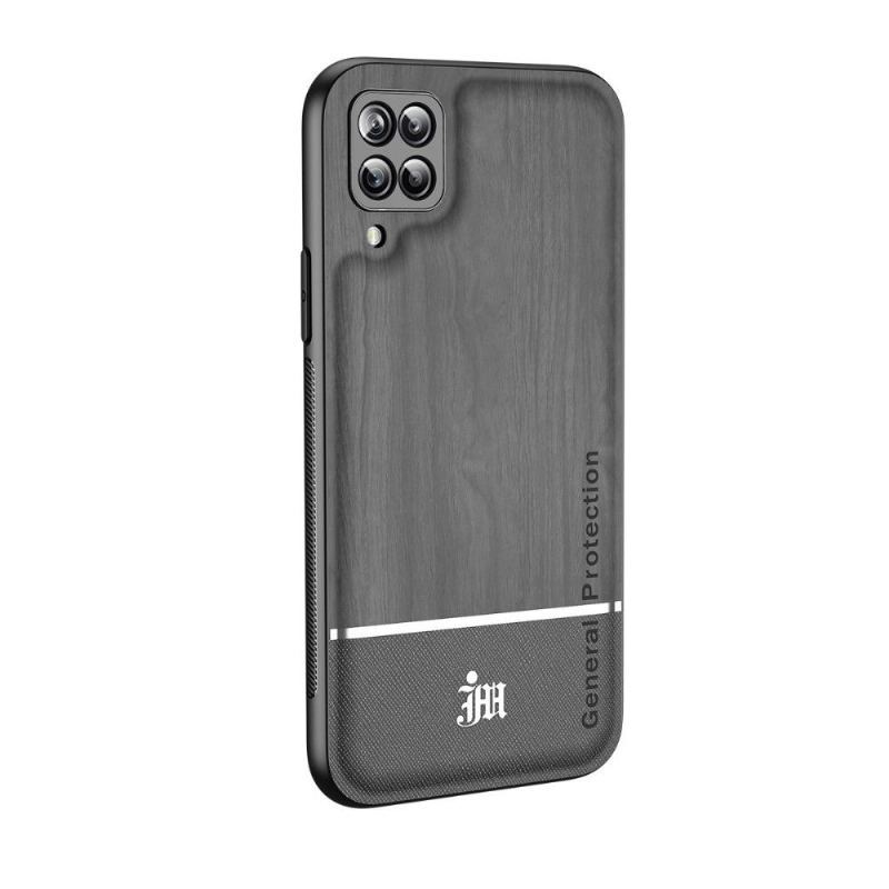 Etui do Samsung Galaxy A12 Anti-fall Drewno W Stylu Szykownym