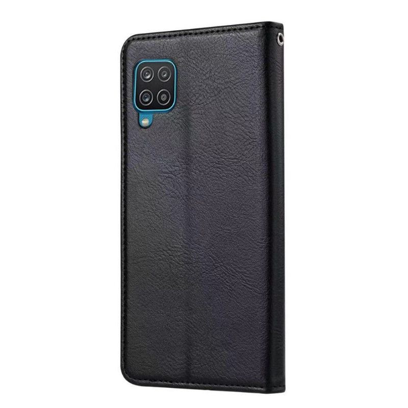 Etui Folio do Samsung Galaxy A12 Faux Skórzane Etui Na Stojak