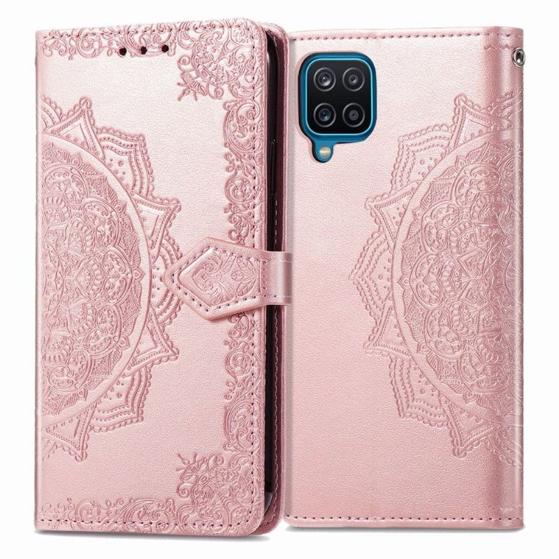 Etui Folio do Samsung Galaxy A12 Mandala Relief