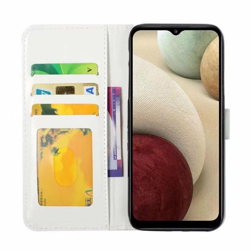 Etui Folio do Samsung Galaxy A12 Marmurowa Geometria