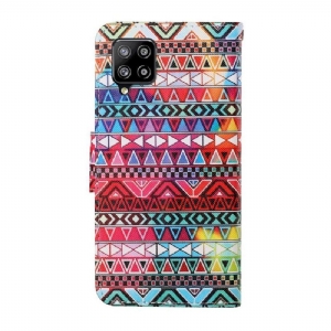 Etui Folio do Samsung Galaxy A12 Obrzeża Aztec