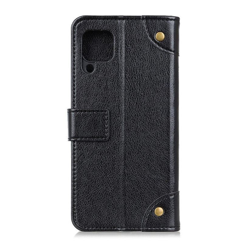 Etui Na Telefon Pokrowce do Samsung Galaxy A12 Biznes Nappa Vintage