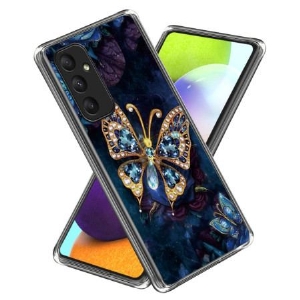 Etui Do Samsung Galaxy A55 5g Biżuteria W Kształcie Motyla