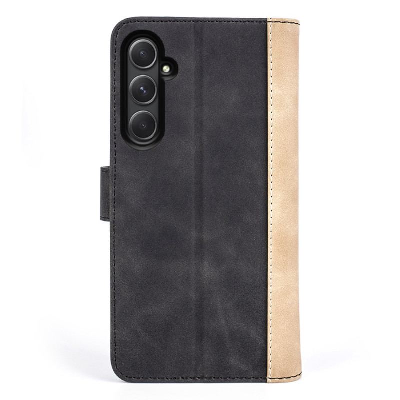 Etui Folio Do Samsung Galaxy A55 5g Konstrukcja Dwukolorowa