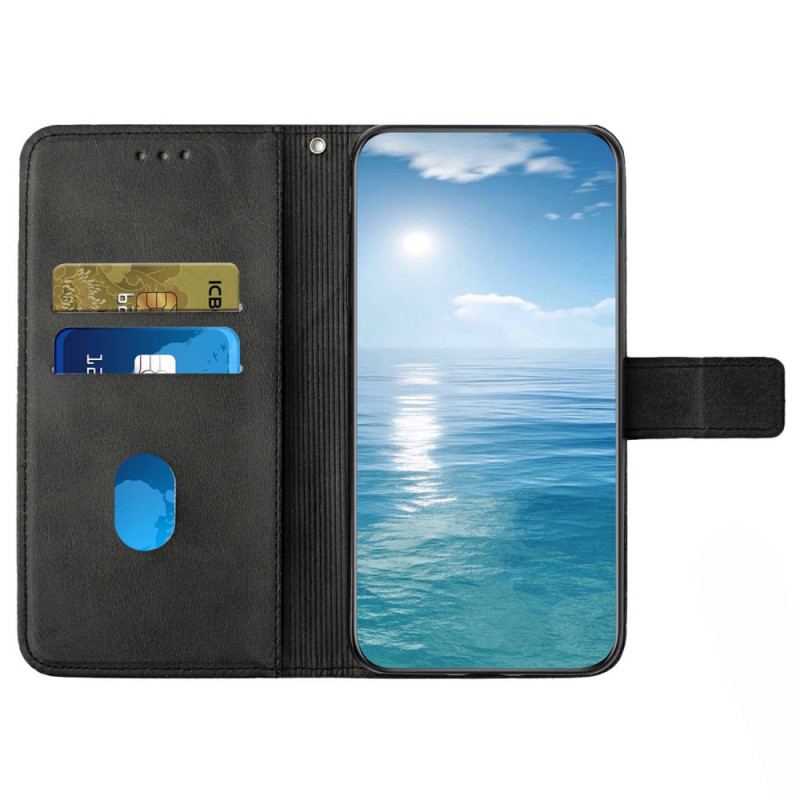 Etui Folio Do Samsung Galaxy A55 5g Linie Z Paskiem